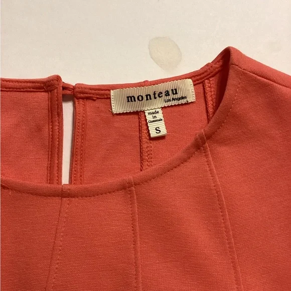 Montesquieu Coral Sleeveless Size Small Dress - Picture 12 of 13